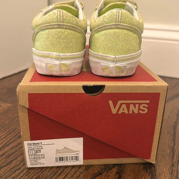Lime green Old Skool Vans - Picture 3 of 4